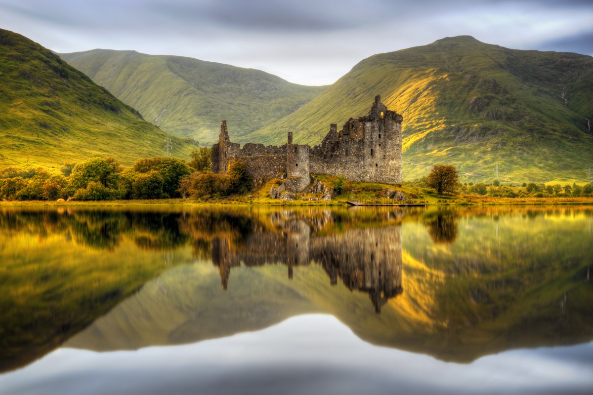 Scottish Highlands castle and loch filming location — Scotland location scout