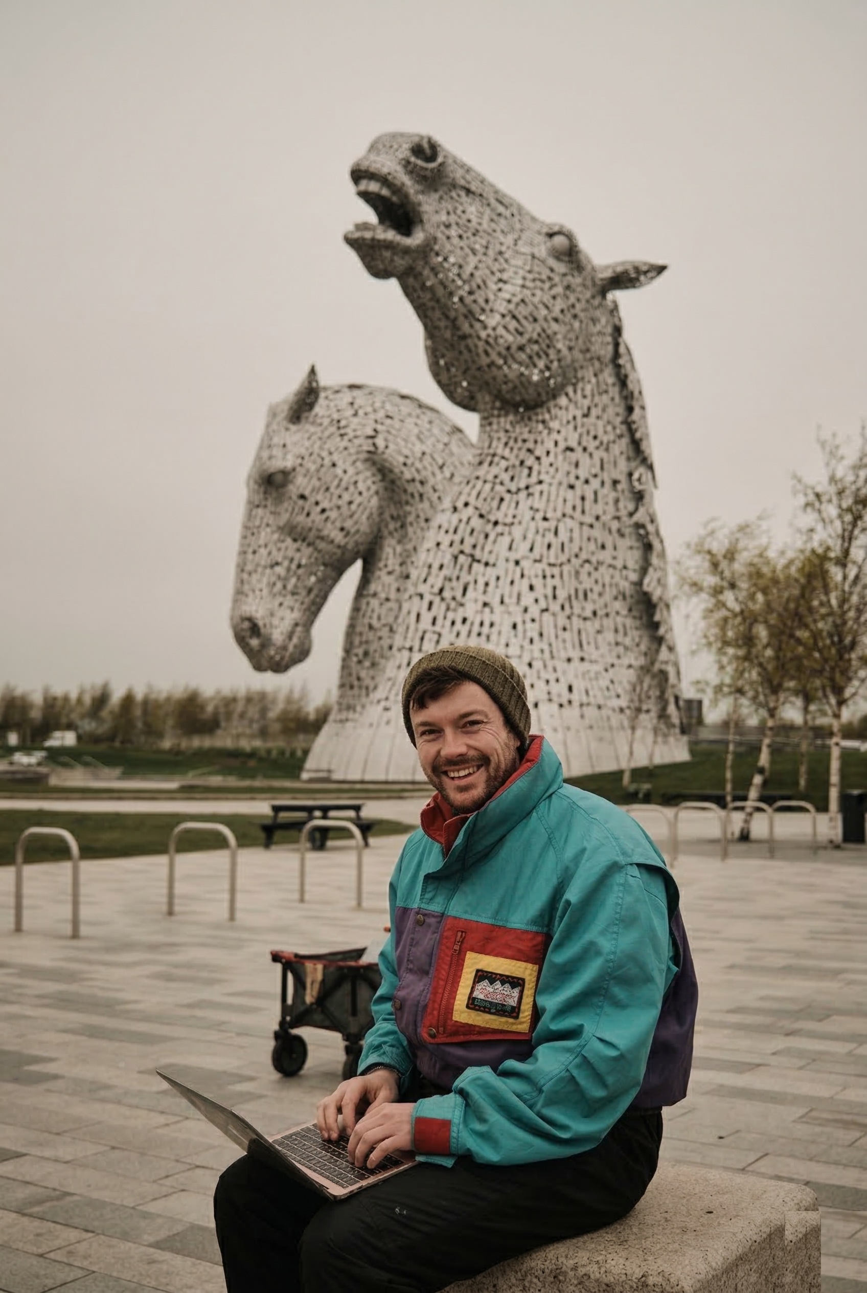 Jack Cowhig — Scotland film fixer on set